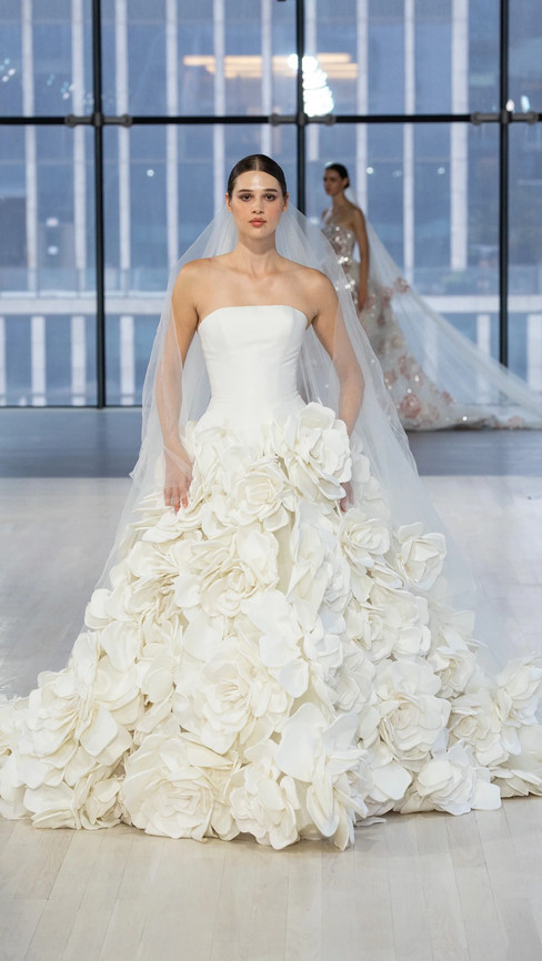 Nicole and Felicia's Style Number: NF143 LUXE gown from their Winter/Fall 2026 collection