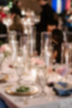 Wedding reception table