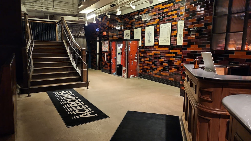 Inside AceBounce, social entertainment venue in The Loop, Chicago