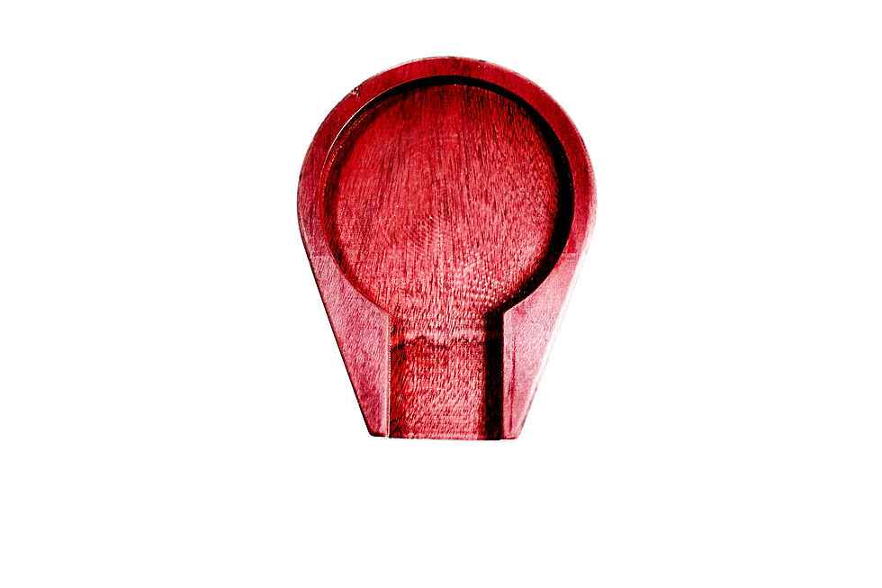 Wooden Spoon Rest ~ Purple Heart Wood
