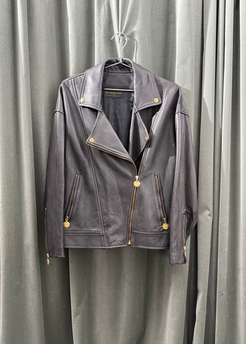1990's \" DONNA KARAN \" riders jacket レザー Donna Karan Black Label Brown Motorcycle Jacket Medium | eBay