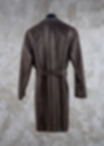 Thumbnail: DONNA KARAN 1997 Chocolate Lamb Leather Jacket S