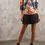 Thumbnail: GIANNI VERSACE Spring 1991 Roman Coin Print Cotton Jacket S