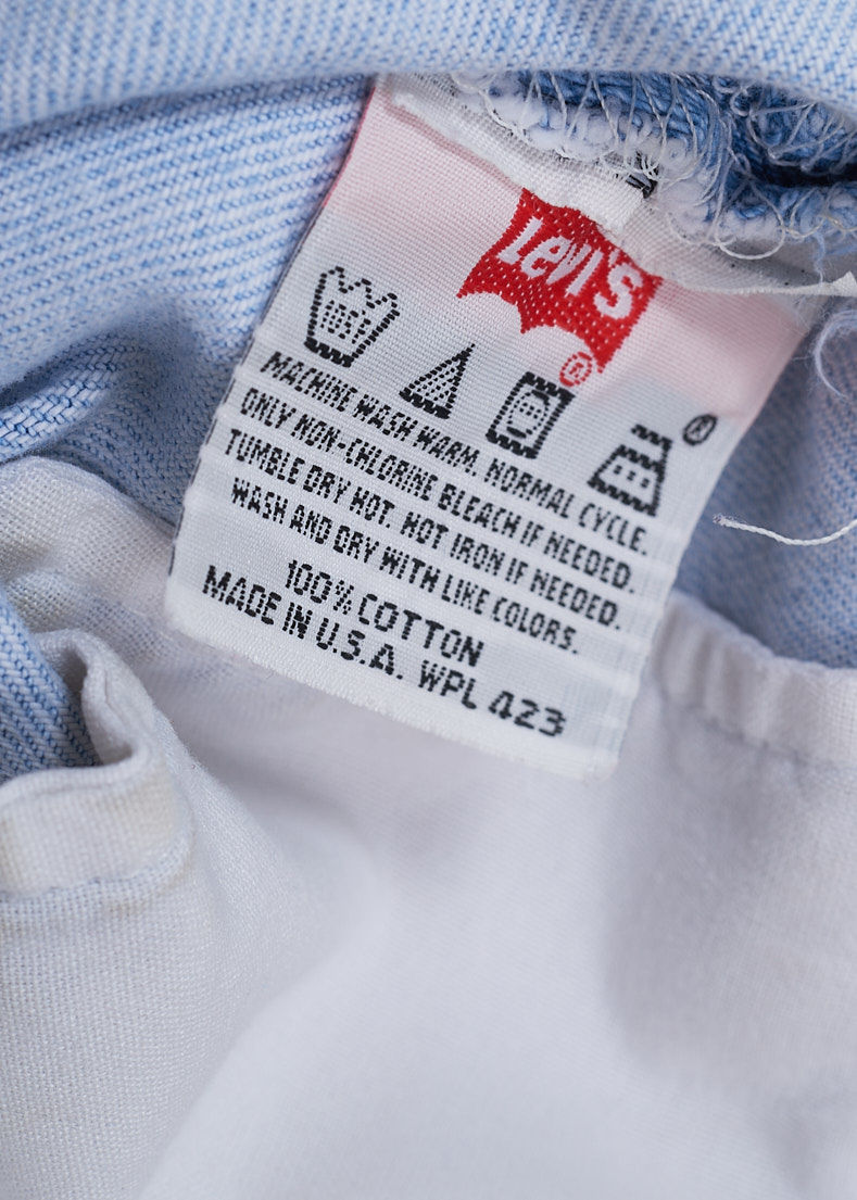 Thumbnail: LEVIS 501 Re-Fit 1990s Vintage Light Wash 30W 42H