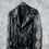 Thumbnail: GIANNI VERSACE Rare Fall 1991 Runway Black Studded Leather Moto Jacket S-M