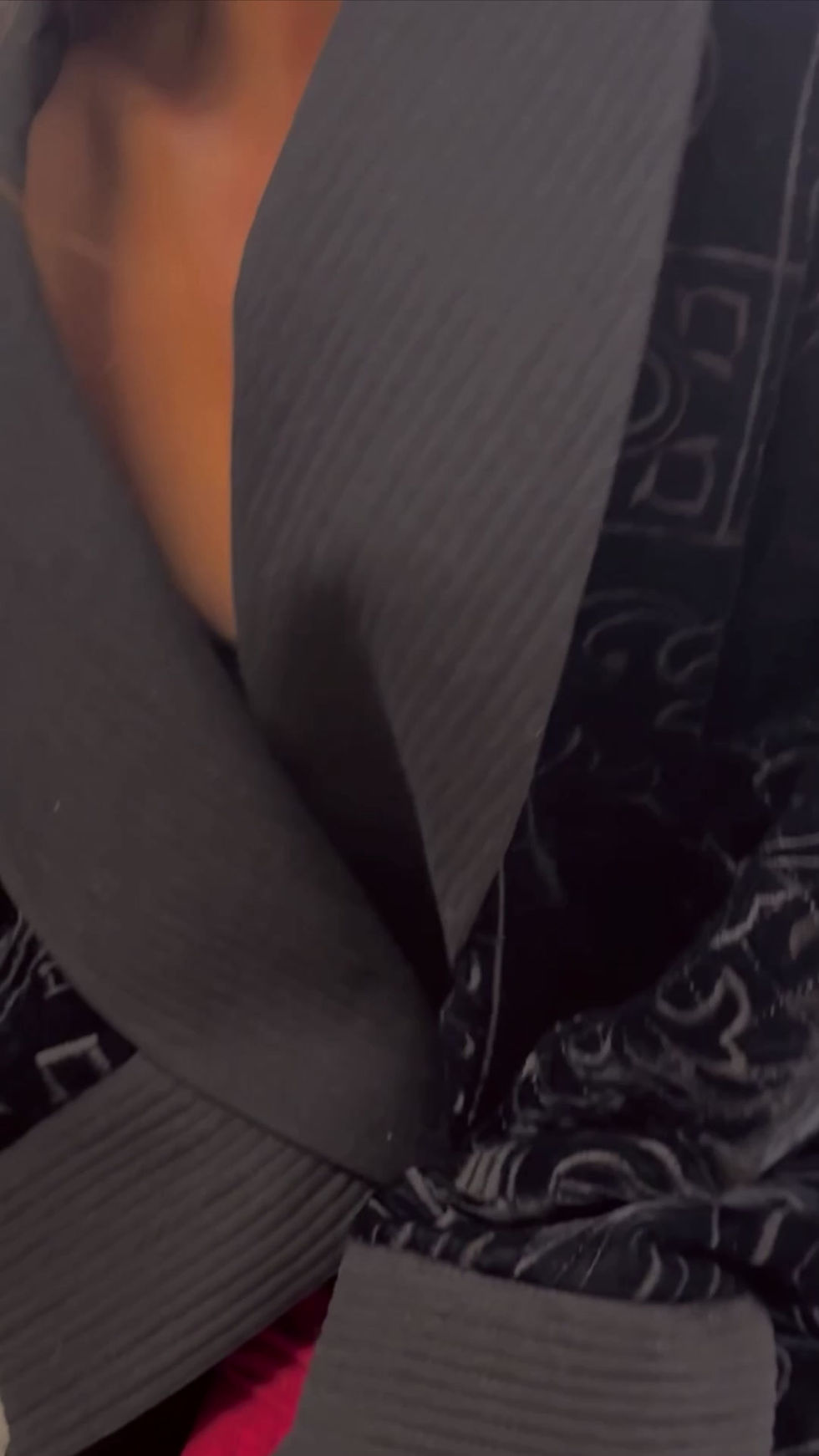 Thumbnail: GIANNI VERSACE 1991 Black Velvet Runway Embroidery Smoking Ja