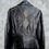 Thumbnail: GIANNI VERSACE Rare Fall 1991 Runway Black Studded Leather Moto Jacket S-M