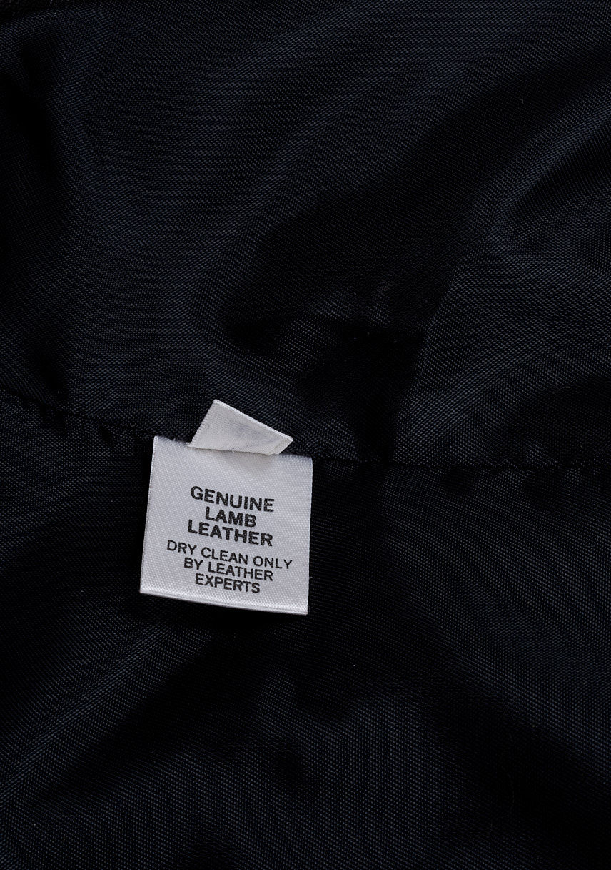 Thumbnail: PERRY ELLIS 1990s Lambskin Long Jacket S