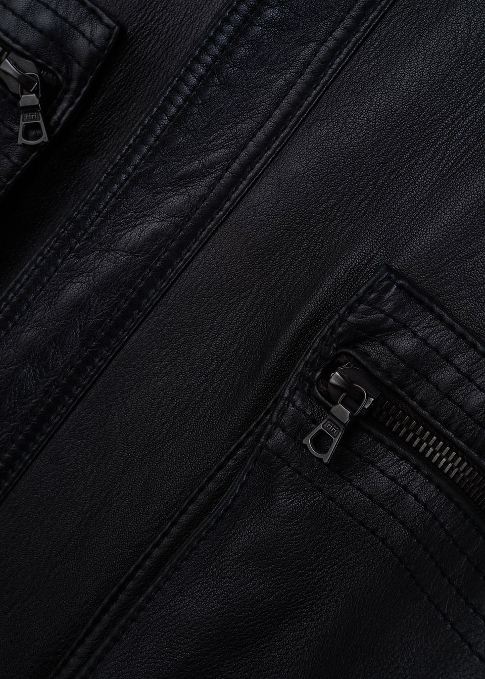 Thumbnail: GIANNI VERSACE 1991 Menswear Leather Zip up MidJacket S M