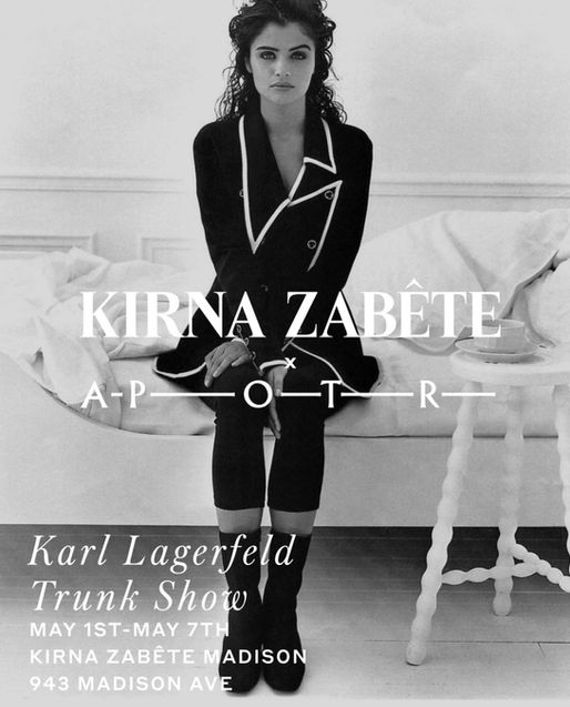 JOURNAL | Our Vintage Karl Lagerfeld Trunkshow with Kirna Zabete in NYC