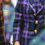 Thumbnail: GIANNI VERSACE Couture Fall 1991 Runway Plaid Bouclé Blazer M