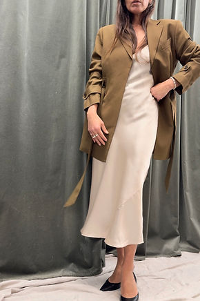 richard tyler leather dress Perfectly Minimalist 1990s Richard Tyler Couture Sleek Sweetheart Neck Shrimpton Couture