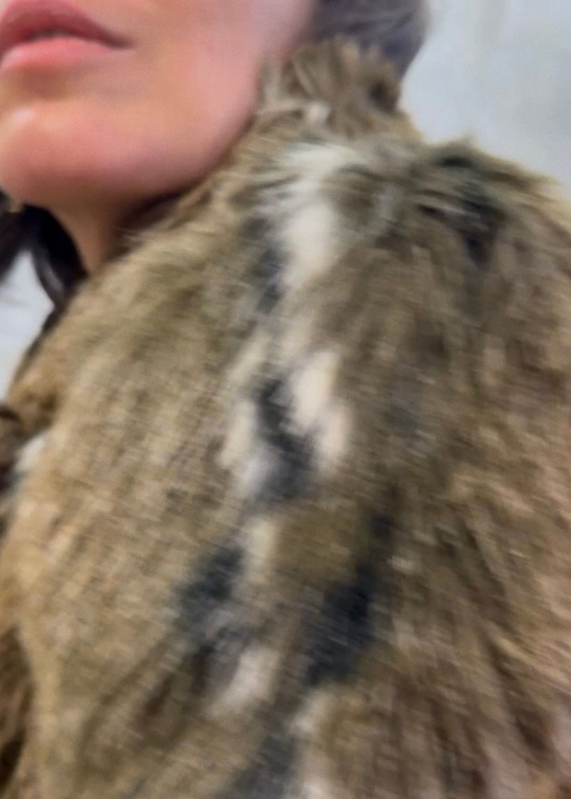 Thumbnail: 1980s Made in USA Faux Coat S/M