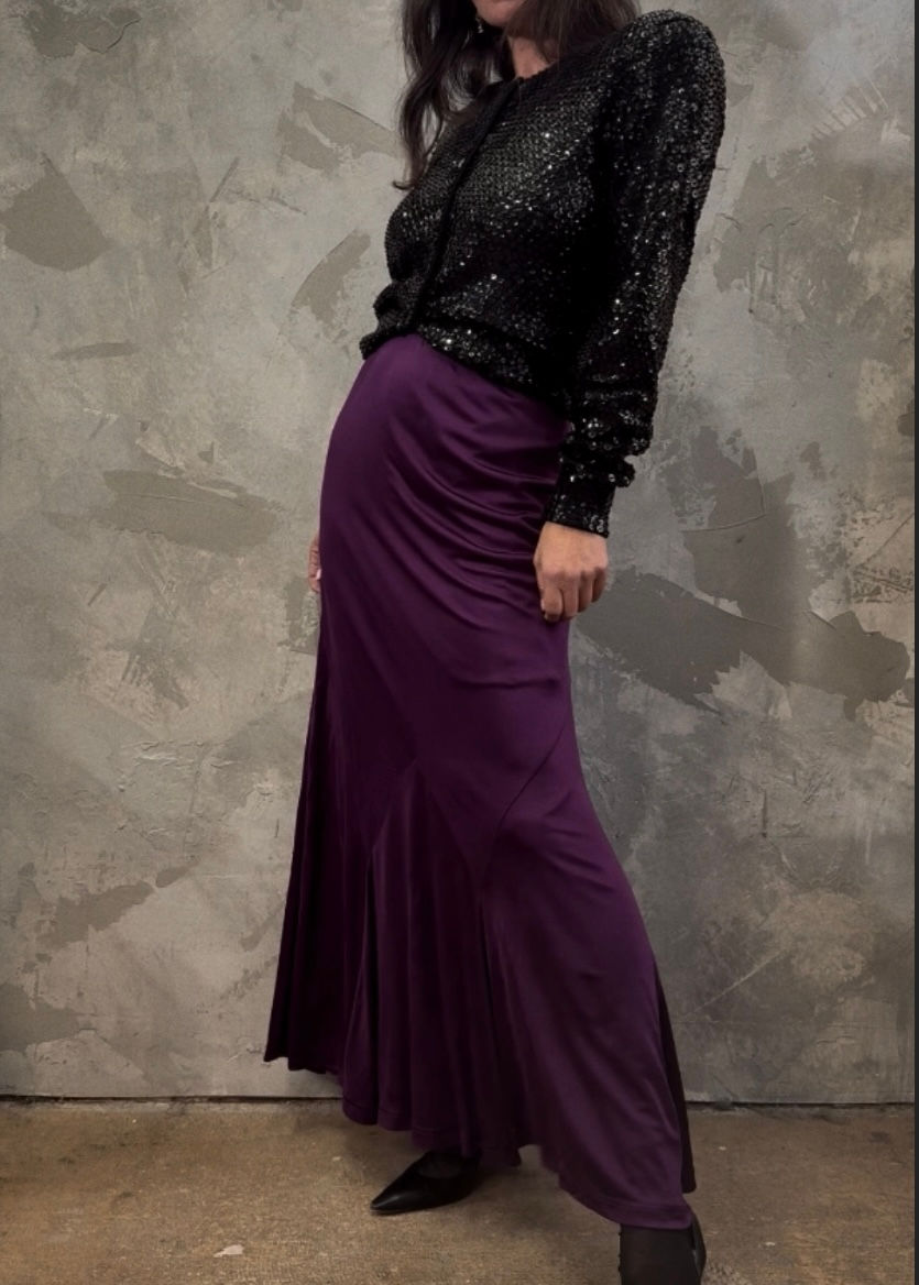 Thumbnail: MISSONI Amethyst jersey skirt