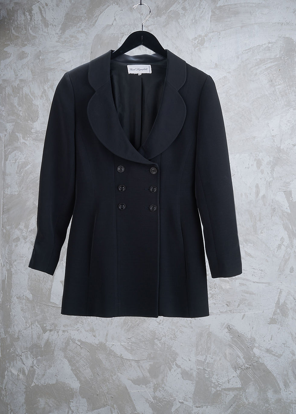Thumbnail: KARL LAGERFELD 1990s Double Breast Fitted Cocktail Jacket