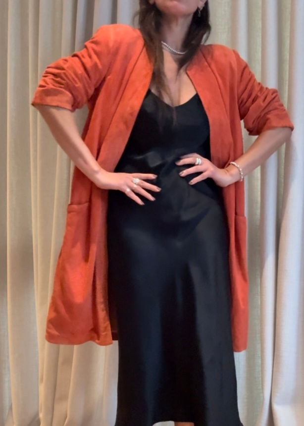 Thumbnail: LOEWE 1980s Fall Goat Skin Suede Jacket OS