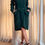 Thumbnail: KARL LAGERFELD Collection 1990s Forest Green Asymmetric Jacket KL Buttons M