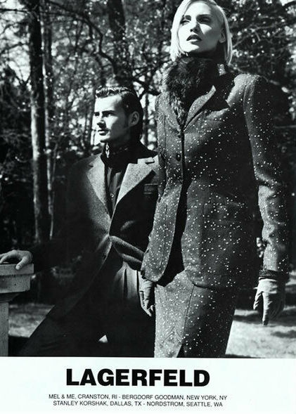 A Part of the Rest Vintage Karl Lagerfeld Collection runway and ad documented fall winter