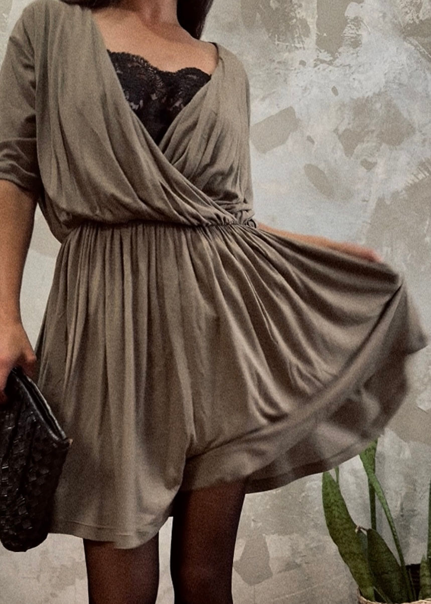 CHLOE 2011 Jersey V Neck Romper S