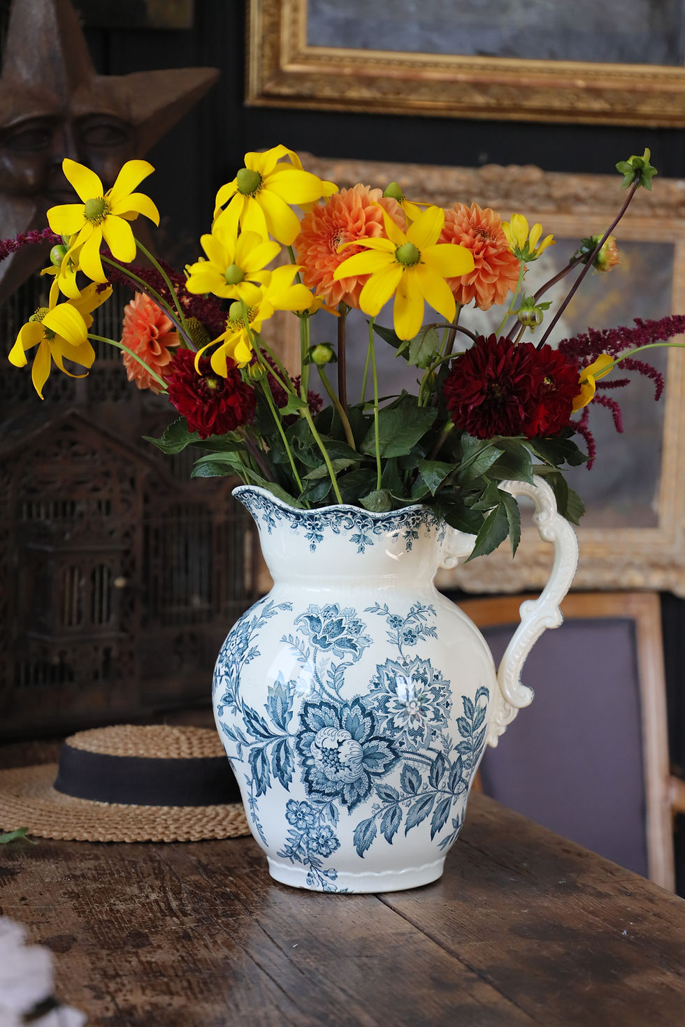 Thumbnail: A large ironstone jug from Saint Amand