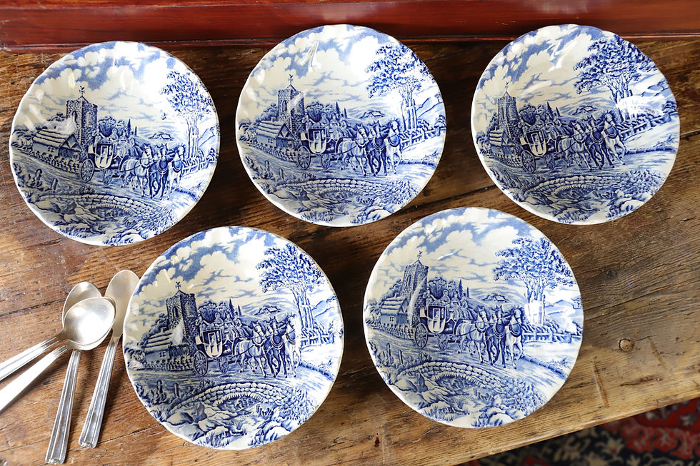 Thumbnail: Vintage ironstone set by Myott - Royal Mail