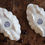Thumbnail: A round dish and a pair of Sarreguemines raviers