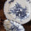 Thumbnail: A round dish and a pair of Sarreguemines raviers
