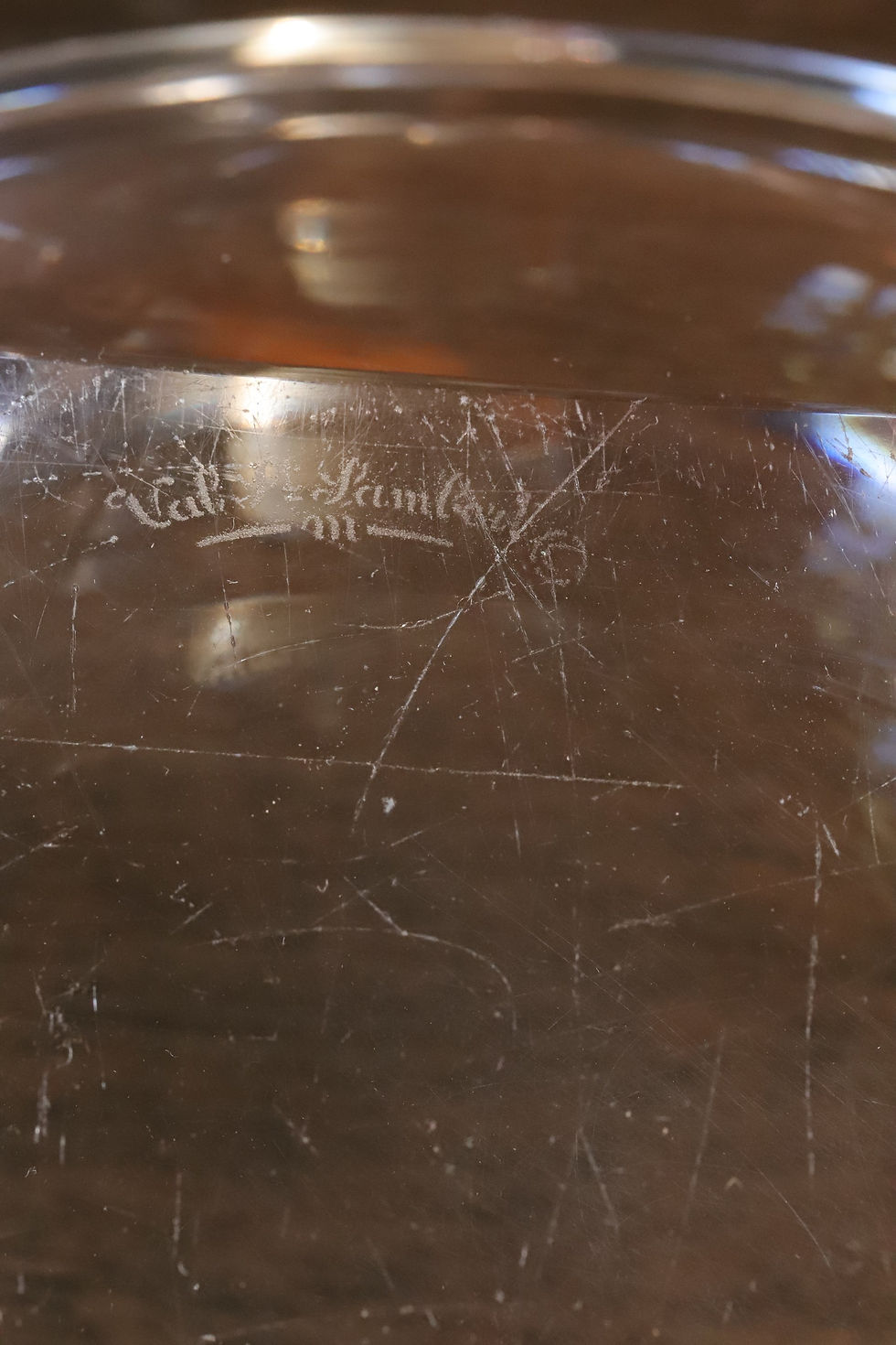 Thumbnail: A St Lambert crystal ashtray