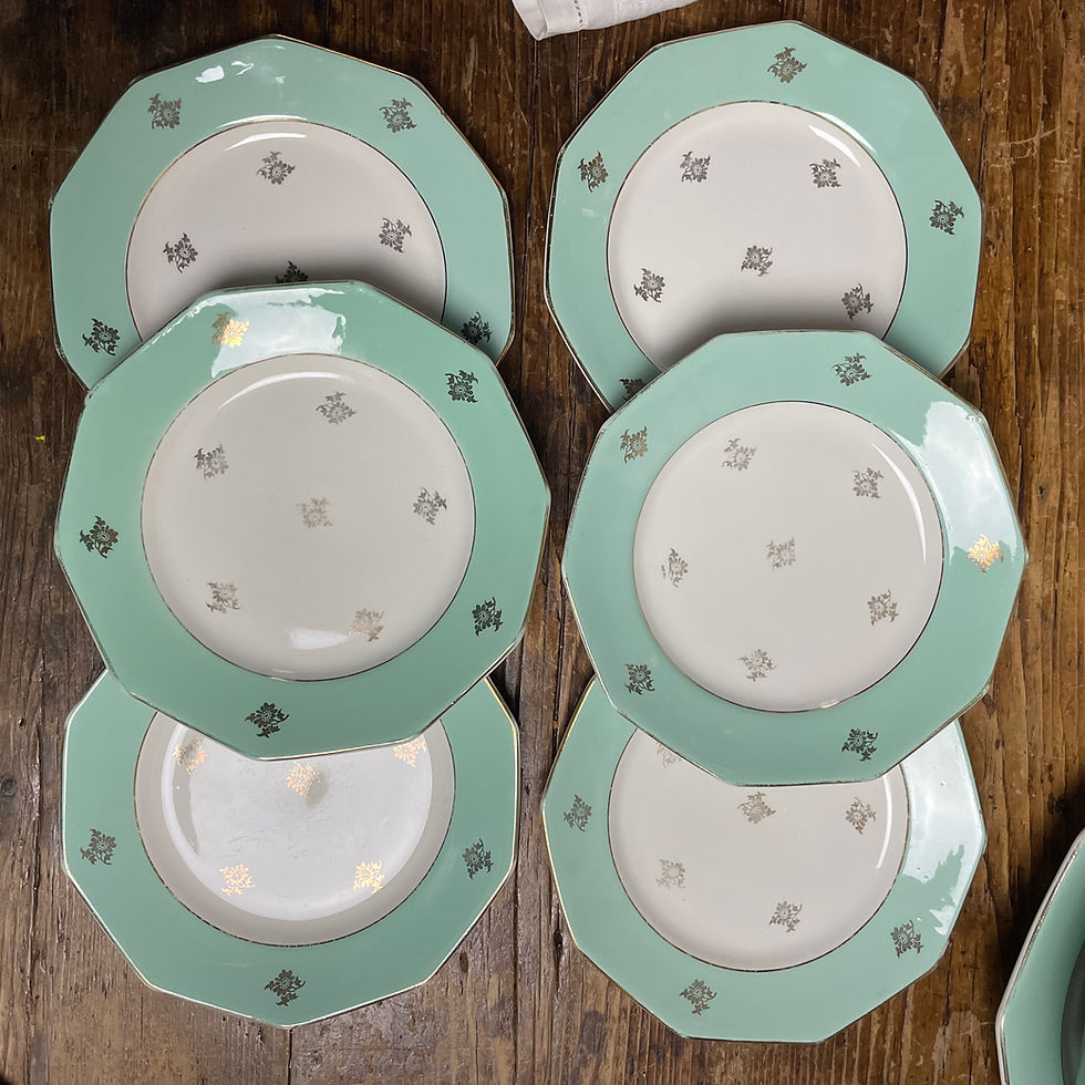 Thumbnail: Vintage ironstone set from Orchie - North France