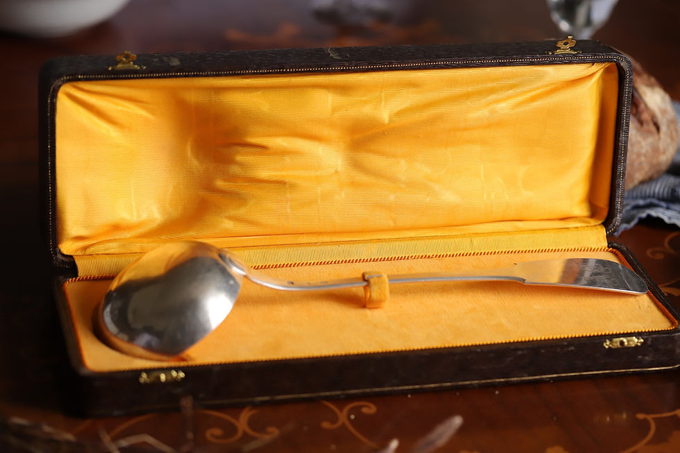 Miniature : Une louche Christofle en métal argenté du XIXe