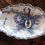 Thumbnail: A round dish and a pair of Sarreguemines raviers