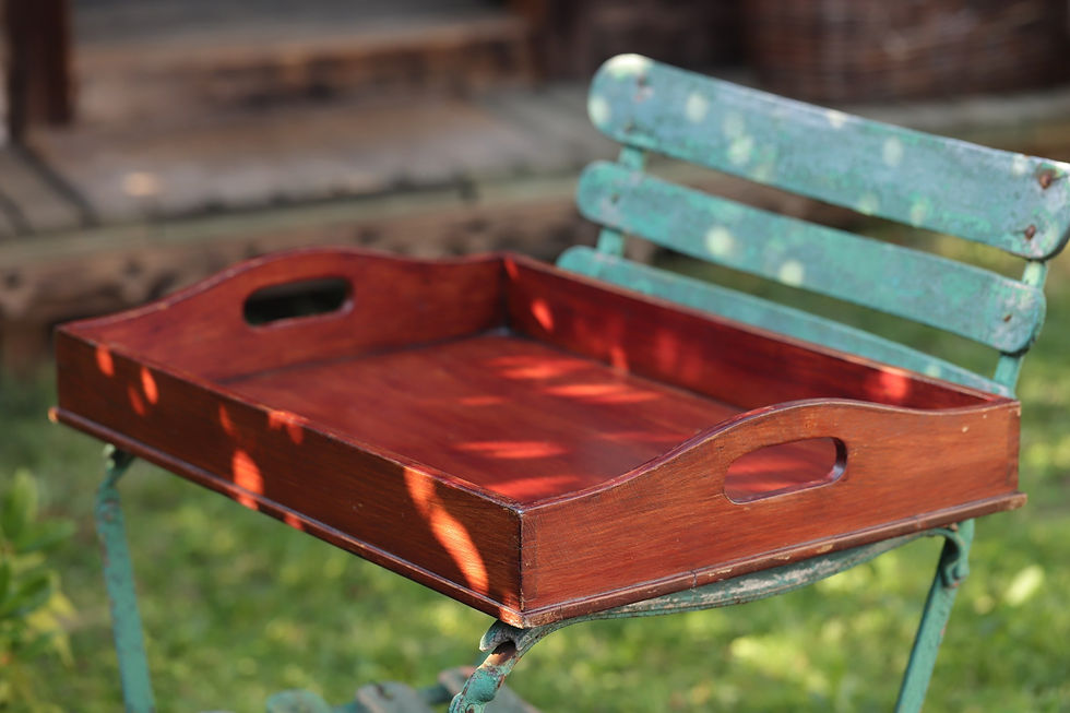 Thumbnail: Large cherry rim tray