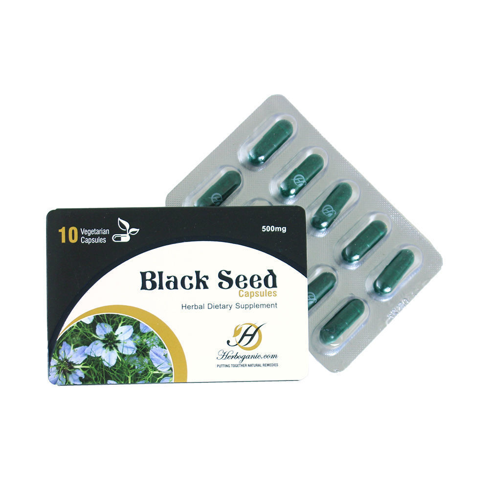 Black Seed Capsules - 1 Pack 10 Capsules in convenient blister packs