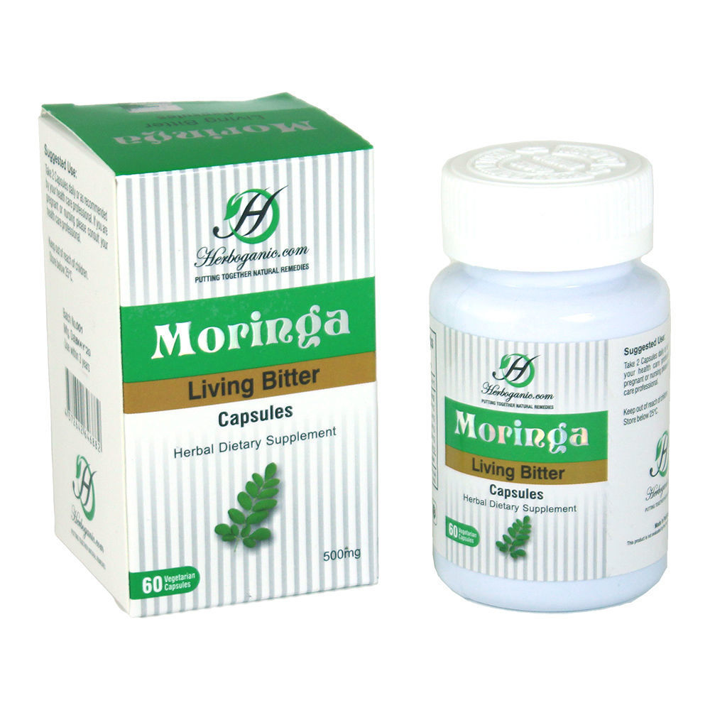 Moringa Living Bitters Capsules 500mg 60 capsules