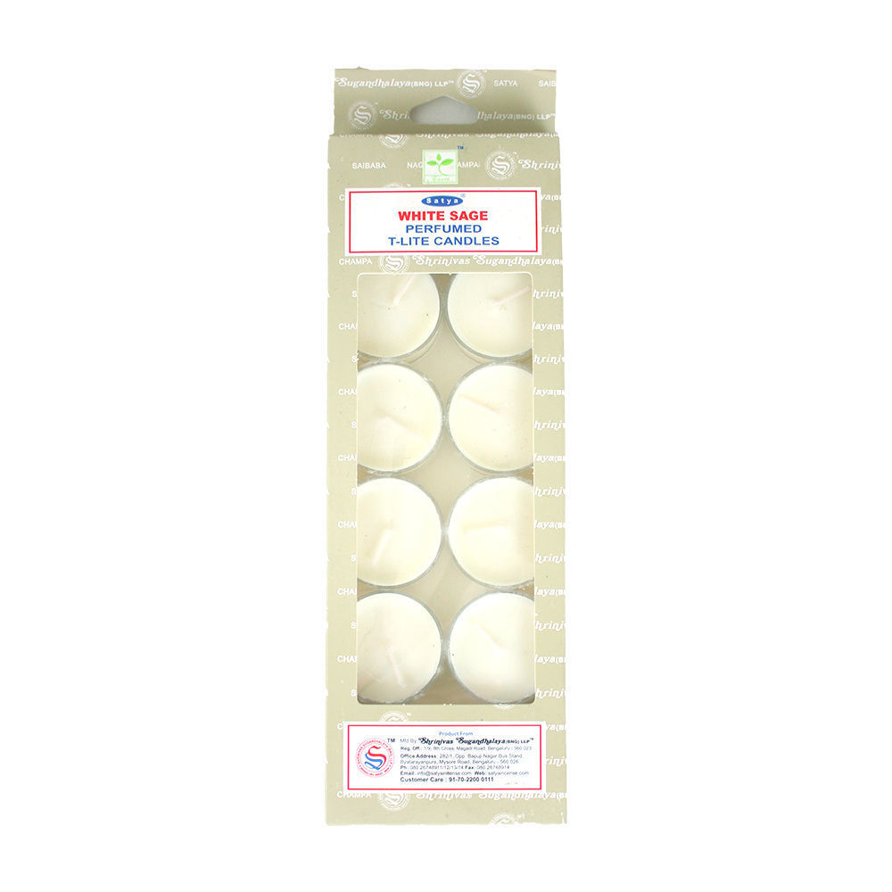 Candle Tea Lights White Sage