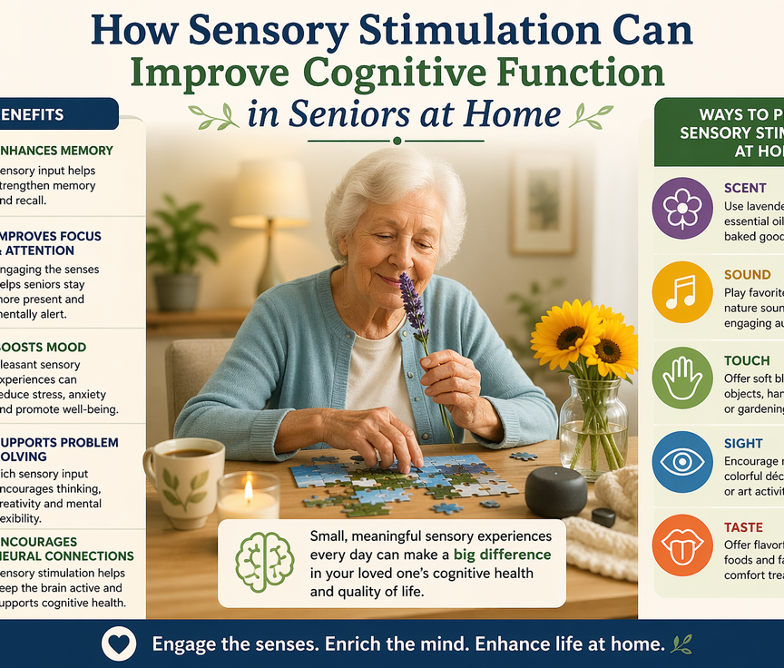 How Sensory Stimulation Can Improve Cognitive Function in Seniors at Home