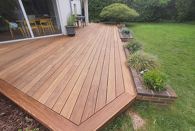 Terrasse bois exotique Cumaru à Guermantes (77221)