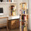 Thumbnail: Bookcase Living Room Book Shelf 360 Display 5 Tier Floor Standing 