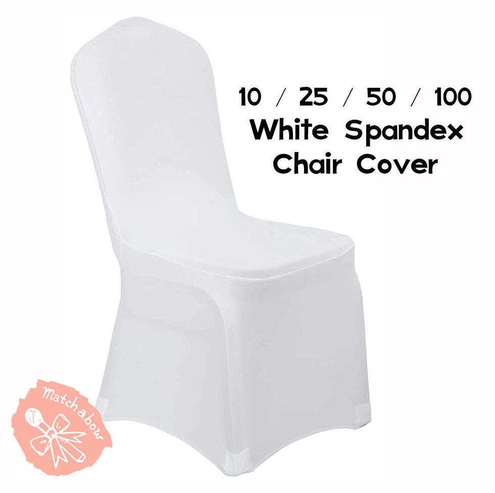 White Spandex Chair Covers Polyester Covers