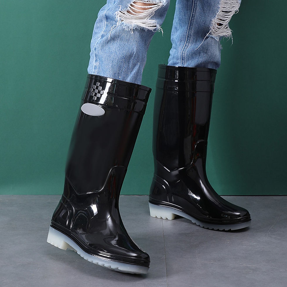 Knee High Men Men long wear- shoes rain boots