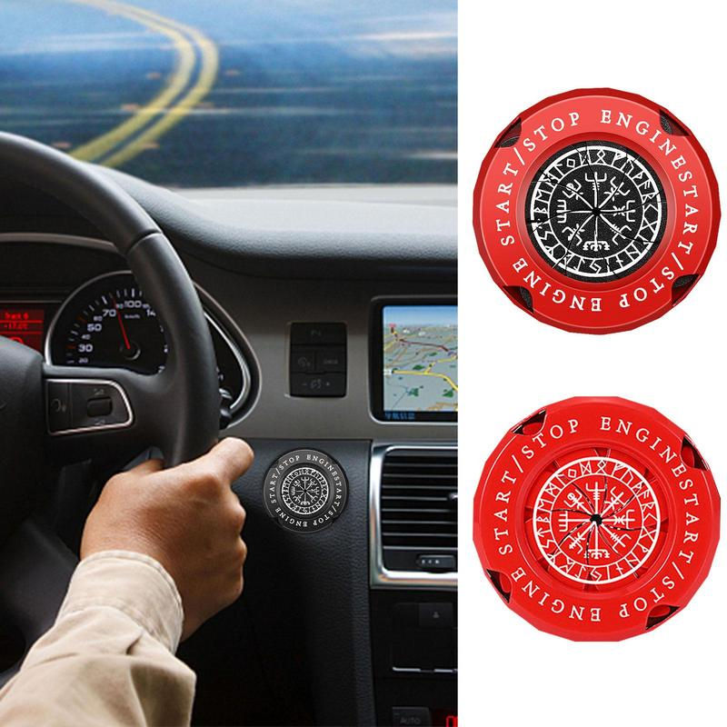 Car Motocycle Rotary Push Start Button Cover Automotive