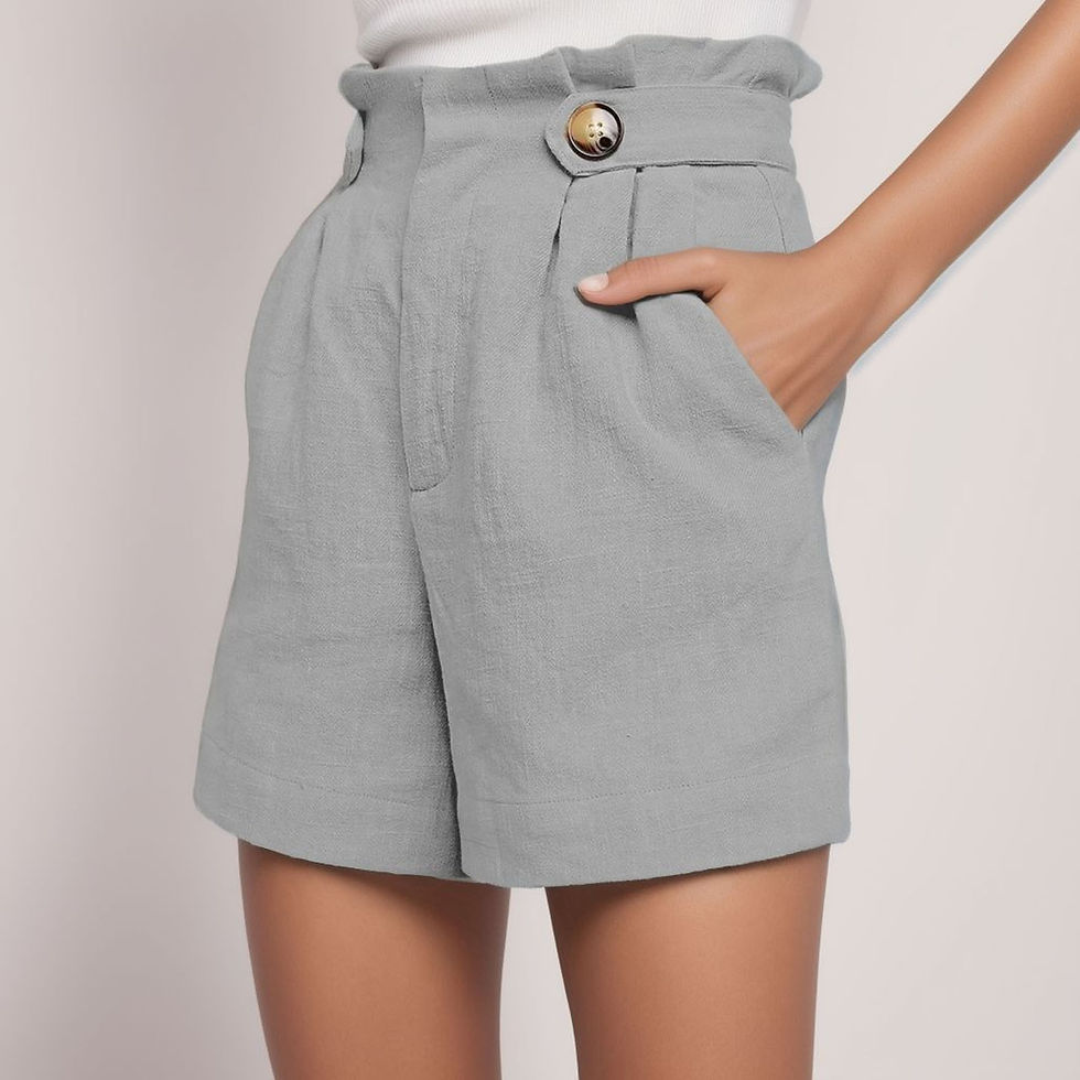 Summer Shorts For Women Ruffled High Waist Casual Shorts
