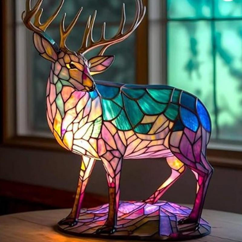 Resin Animal Bedside Lamp Retro Style Table Lamp