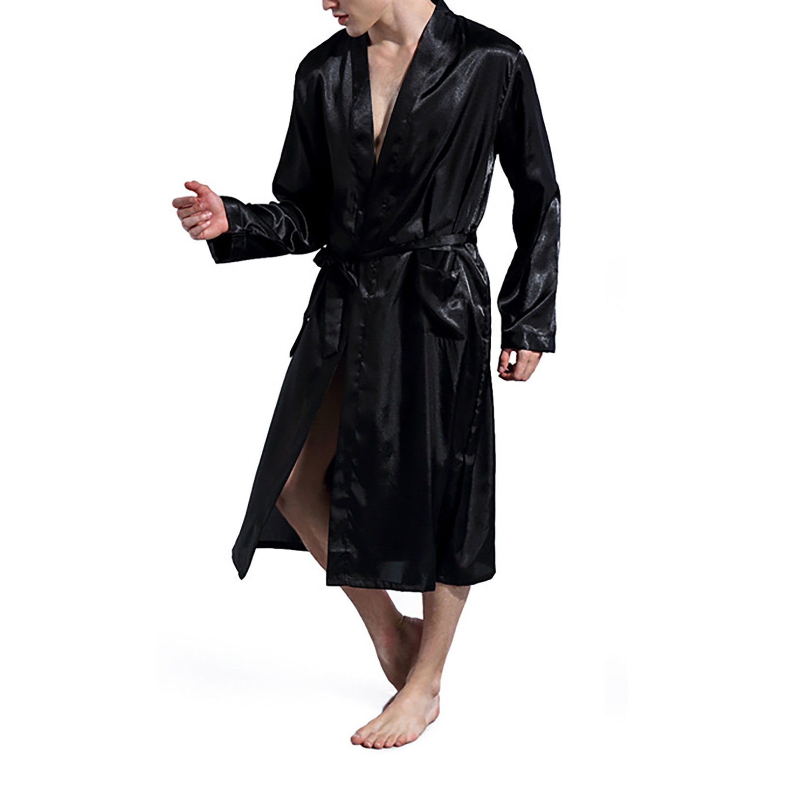 Male Bathrobe Autumn Winter Long Sleeve