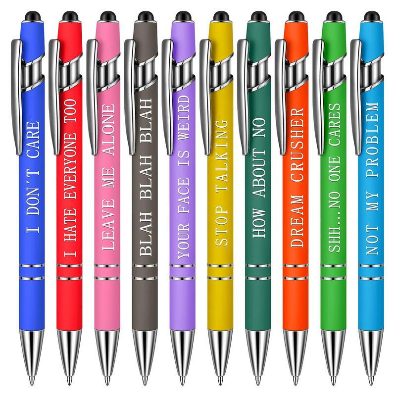 Encouraging Pen Set Encouraging Ballpoint Pen Set 10 Pieces