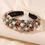 Thumbnail: Luxury Sparkly Full Crystal  Baroque Hairband Padded Rhinestone Princess