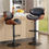 Thumbnail: Swivel Bar Stools Set of 2 for Kitchen Counter, Adjustable 