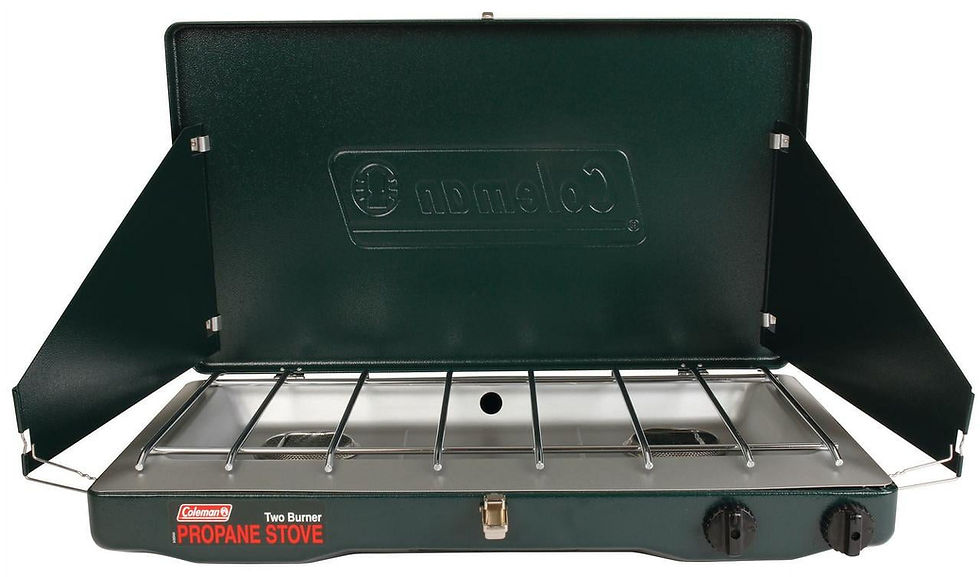 Propane Stove 10000 BTU with 2 Adjustable Burners