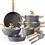 Thumbnail: Kitchen Academy Cookware Sets - 12 Piece Cooking Pan Set