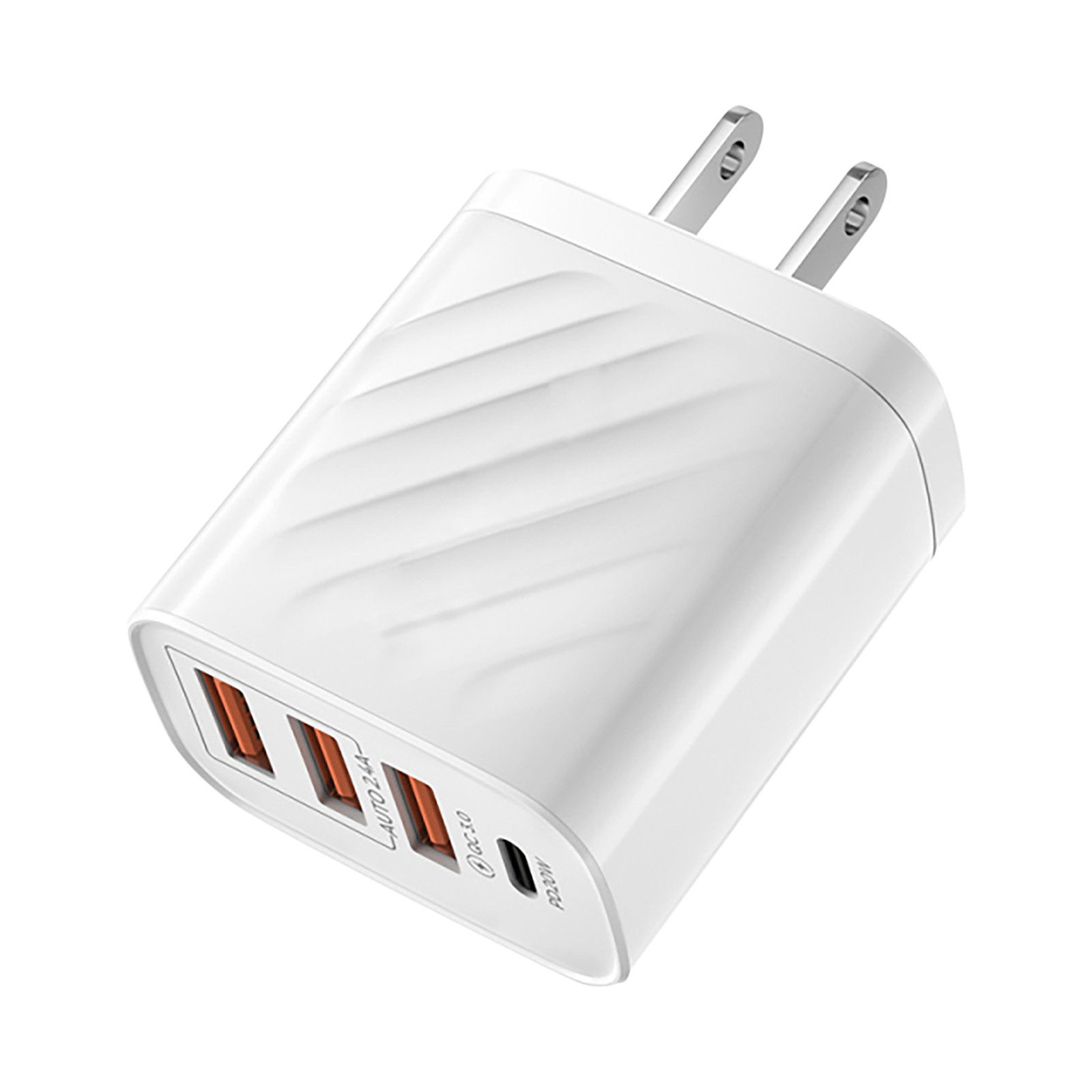 3Port USB Type C Wall Power Charger QC3.0 Fast Quick Charging